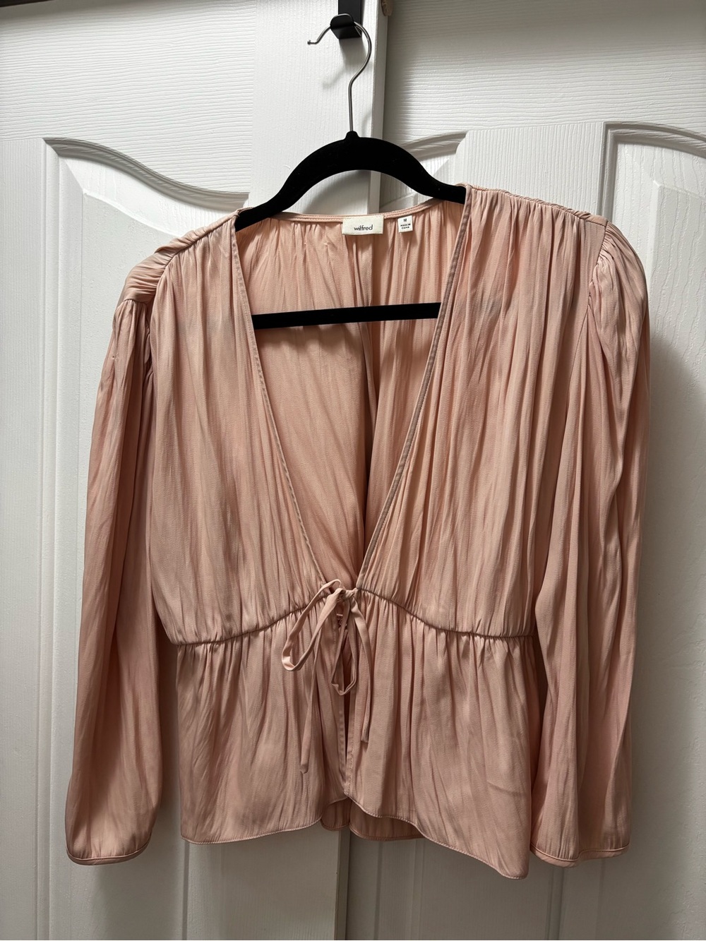 Wilfred Tie-Front Blouse